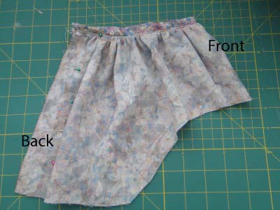 High Low Skirt for American Girl Dolls | Sew Adollable